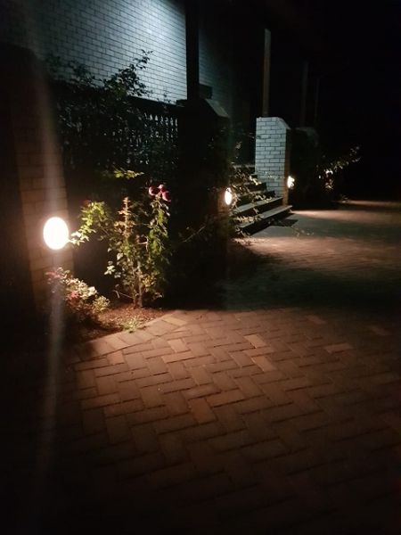 Декоративное ландшафтное освещение загородного дома. Богородский городской округ. 